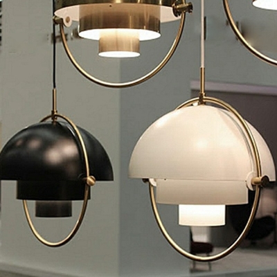 Postmodern Style Pendant Light Metal 1 Light Hanging Lamp for Dining Room