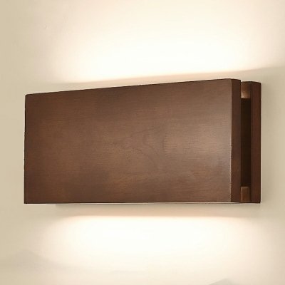 Wall Sconce Lighting Modern Style Wood Wall Sconce For Bedroom