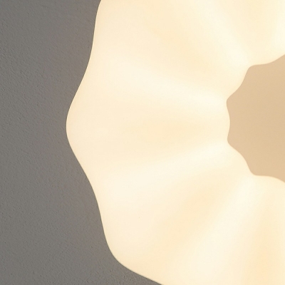 1-Light Chandelier Light Contemporary Style Geometric Shape Resin Hanging Light Fixture