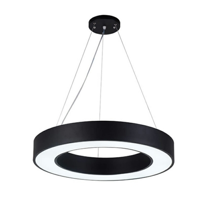 1-Light Pendant Lighting Modernism Style Round Shape Metal Hanging Ceiling Light