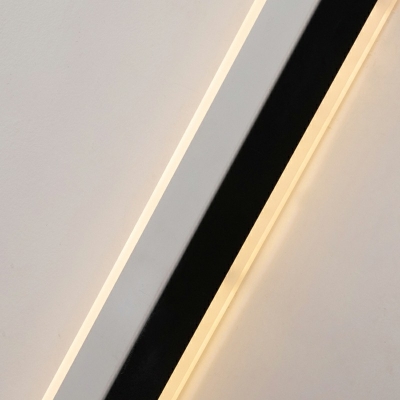 Art Deco Linear Wall Lighting Fixtures Metal Wall Mount Light Fixture