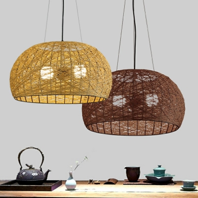 Dome Pendant Light Asia Style for Living Room Pendant Light Fixtures