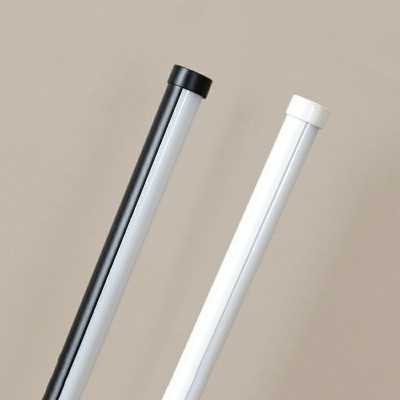 Linear Floor Standing Lamp Minimal LED Iron Floor Lighting with Round Base