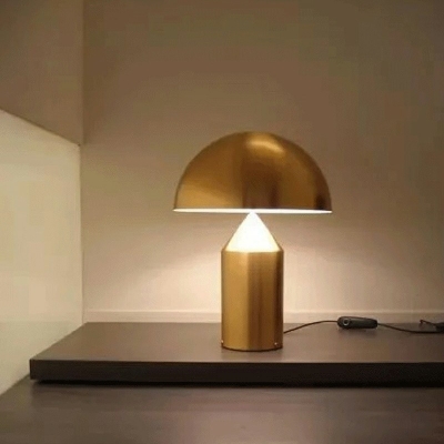 Postmodern Table Lamp Metal Mushroom Desk Lamps for Bedroom Living Room