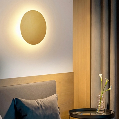Ring Modern Wall Mounted Light Fixture Simplicity LED Flush Wall Sconce for Bedroom