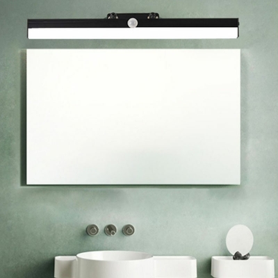 1 Light Vanity Wall Sconce Modern Style Acrylic Vanity Lamp for Bathroom White Light