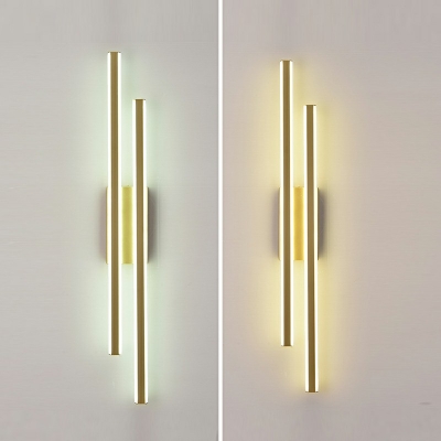 2 Lights Wall Sconce Lighting Contemporary Style Acrylic Wall Mount Light For Bedroom