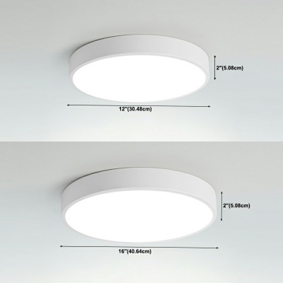 Arcylic Shade Contemporary Flush Mount Lighting Round Shape LED Flush Mount Ceiling Light