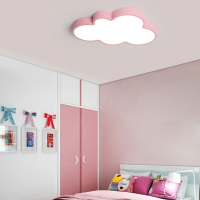 Flush Light Children's Room Style Acrylic Flushmount Lighting for Living Room