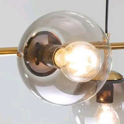 Globe Glass Ceiling Pendant Light Modern Simplicity Over Island Lighting for Dining Room