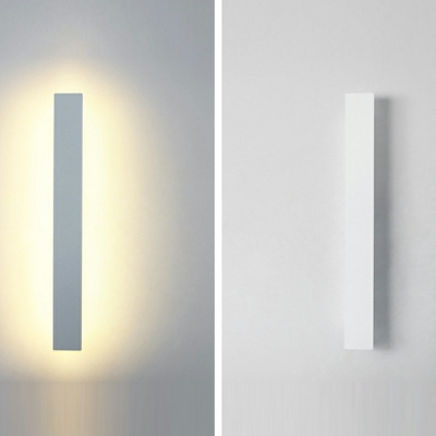 Modern Wall Sconce Lighting Rectangular Shape with Acrylic Shade Wall Sconce Lighting