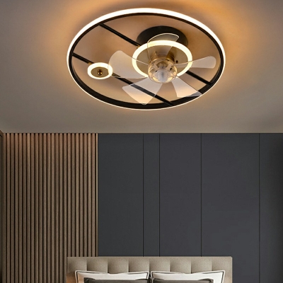 Multi-Shaped Ceiling Fan Light Metal LED Ceiling Fan for Kid’s Room