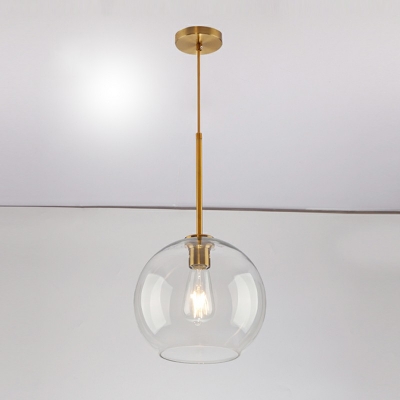 Sphere Pendant Lighting Modern Glass 1-Light Pendant Light Fixtures