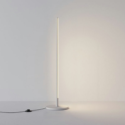 1 Light Floor Lamp Linear Shade Acrylic Standard Lamp for Living Room