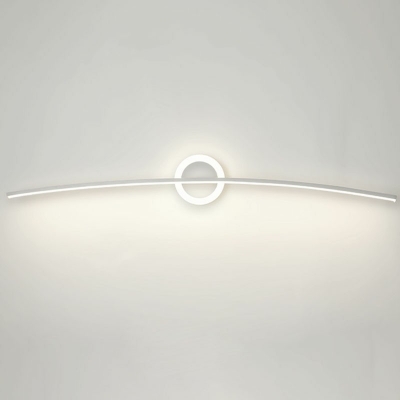 Contemporary Vanity Mirror Lights Ambient Lighting Metal LED Light For Bathroom