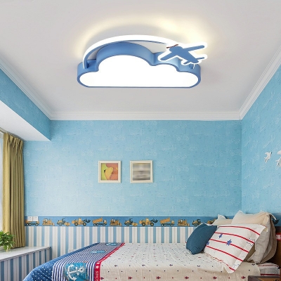 Flush Light Children's Room Style Acrylic Flush Light Fixtures for Living Room
