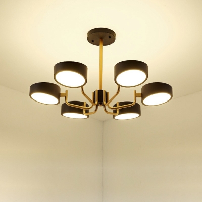 Postmodern Style LED Chandelier Light Metal Chandelier Lamp for Living Room