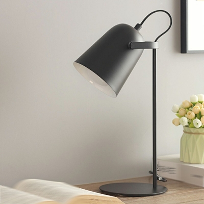 1-Light Table Light Contemporary Style Geometric Shape Metal Bedside Lamps