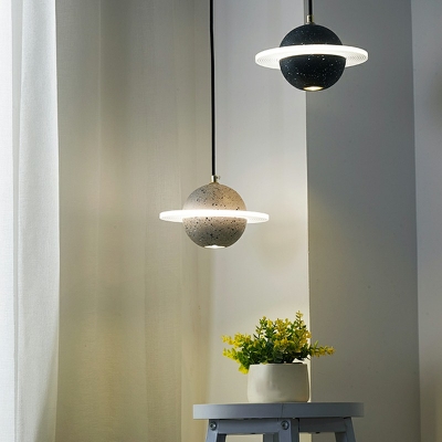 Cement Hanging Ceiling Light 7.1