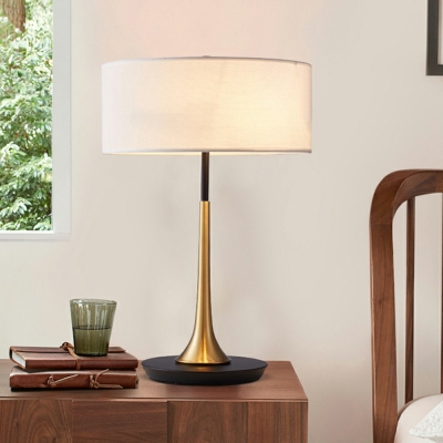 Contemporary 1 Light Nightstand Lamps Metal Table Lamps for Living Room