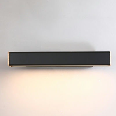 Modernist Warm Light Linear Wall Lighting Fixtures Metal and Wood Wall Mounted Light Fixture