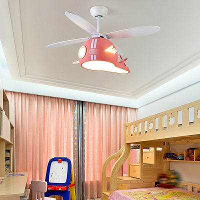 Plane Fan Hanging Ceiling Lights Modern Kid's Room Pendant Lighting