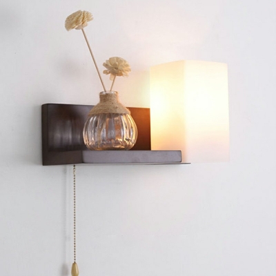 Sconce Light Modern Style Glass Wall Lighting Fixtures For Living Room