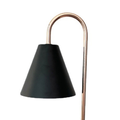 1-Light Table Lamp Contemporary Style Cone Shape Metal Nightstand Lamps (without Aromatherapy Candles)