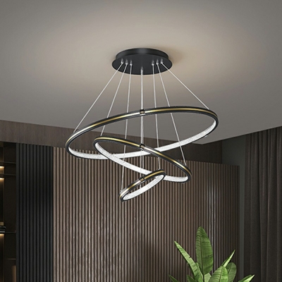Contemporary Chandeliers Acrylic Shade Chandelier Lighting Fixtures for Dining Room