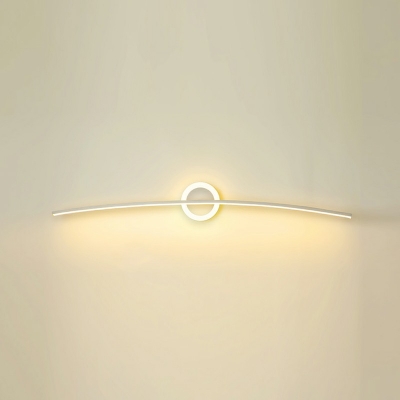 Contemporary Vanity Mirror Lights Ambient Lighting Metal LED Bathroom Light