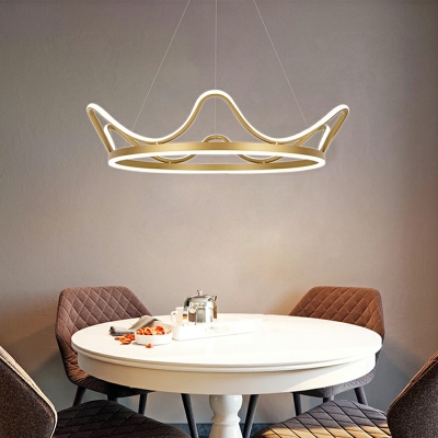 LED Modern Hanging Pendant Light Minimalist Chandelier Lighting Fixture for Living Room