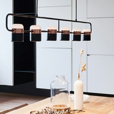 Modern Minimalism Hanging Pendant Lights Black Chandelier Lighting Fixtures for Dinning Room