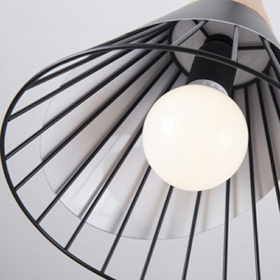 1-Light Ceiling Pendant Light Simple Style Cone Shape Metal Hanging Lamp Kit