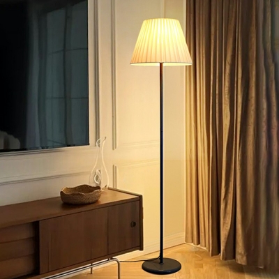 1-Light Floor Lamps Contemporary Style Cone Shape Metal Stand Up Lamp