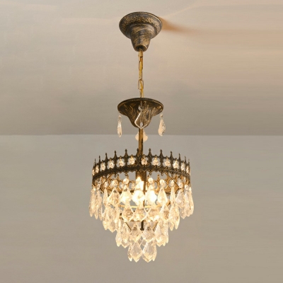 6-Light Chandelier Light Fixtures Contemporary Style Waterfall Shape Metal Ceiling Pendant Lights