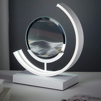 Contemporary LED Table Lamps Glass Bedside Reading and Bedroom Lamps