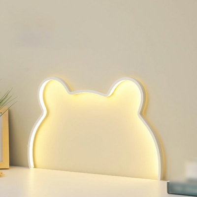 Contemporary Metal Wall Light Bear Wall Lamp for Living Room