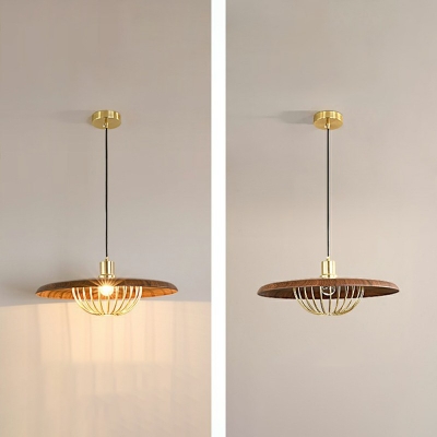Geometric Pendant Lighting Modern Metal 1-Light Pendant Light for Dining Room