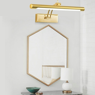 Minimalistic Swing Arm Led Bathroom Lighting Metal Led Lights for Vanity Mirror