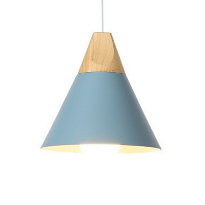 Nordic Style 1 Light Modern Hanging Pendant Lights Macaron Hanging Lamp for Living Room