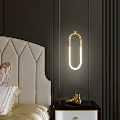 Pendant Lighting Contemporary Style Acrylic Hanging Ceiling Light for Living Room Warm Light