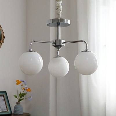 Sphere Chandelier Lights Traditional Glass Chandelier Light Fixture for Living Room