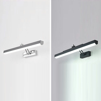 Vanity Lighting Modern Style Acrylic Vanity Lighting Ideas for Bathroom White Light