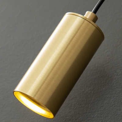 1-Light Sconce Light Contemporary Style Round Shape Metal Third Gear Wall Light Fixture