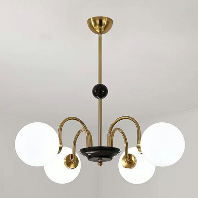 Contemporary Chandelier Pendant Light Globe Suspended Lighting Fixture for Living Room