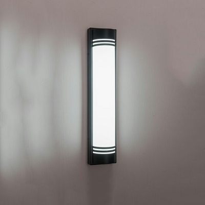 Contemporary Linear Wall Light Fixture Metal Sconce for Bedroom