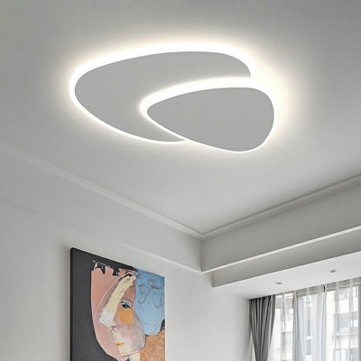 Contemporary Triangle Flush Mount Lighting LED Ambient Lighting Indoor