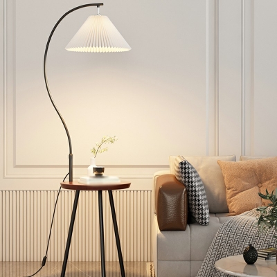 Contemporary Wood Floor Lamp for Living Room and Bedroom