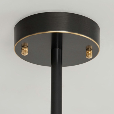LED Minimalist Nordic Style Chandelier Linear Copper Pendant Light