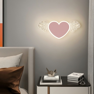 Sconce Light Fixture Nordic INS Style Creative Love Wall Light Fixture